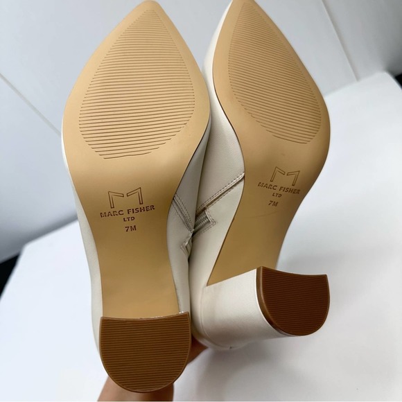 Marc Fisher Ivory Ankle Booties - Picture 13 of 16